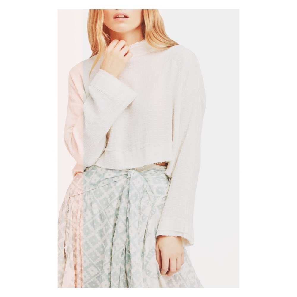 Free People • Waking in Hueco Crop Sweater